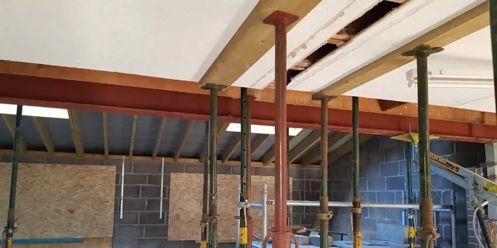image showing structural demolition of educational building